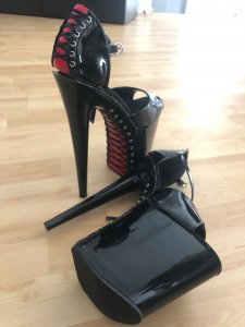Black&Red 8in Heels